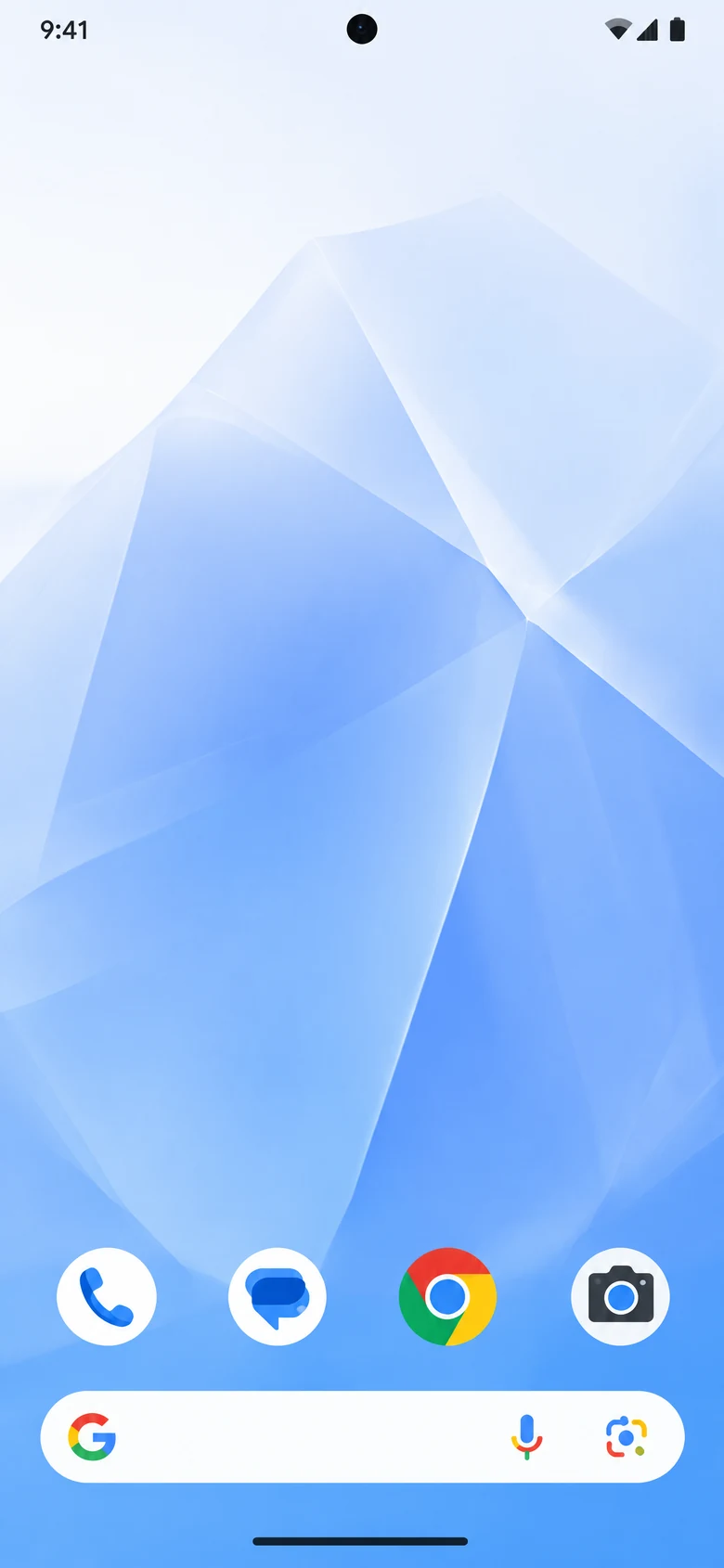 Home screen of a DeviceFarm cloud phone
